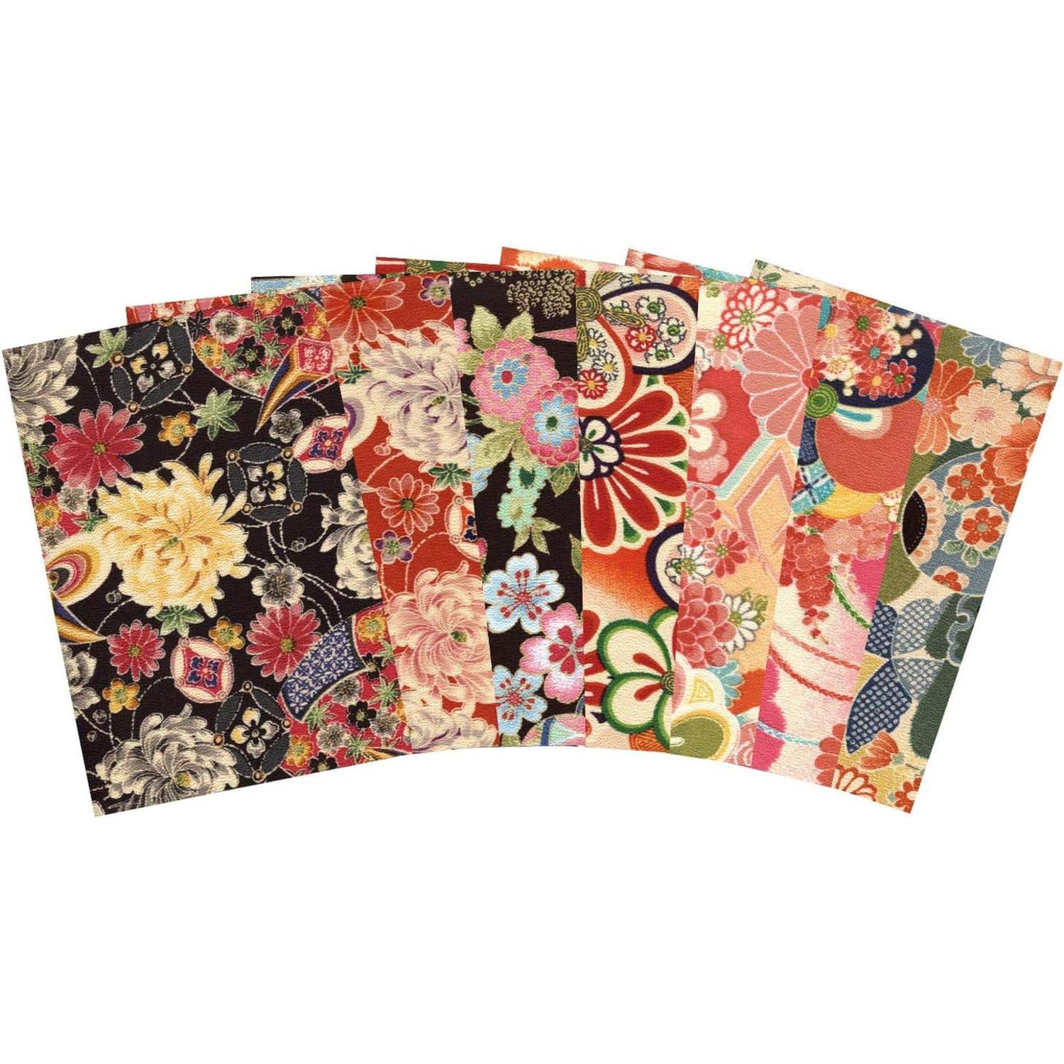 日本紐釦貿易 ちりめんアソートセット 22×15cm 7枚入 S52-102 （ご注文単位1セット）【直送品】