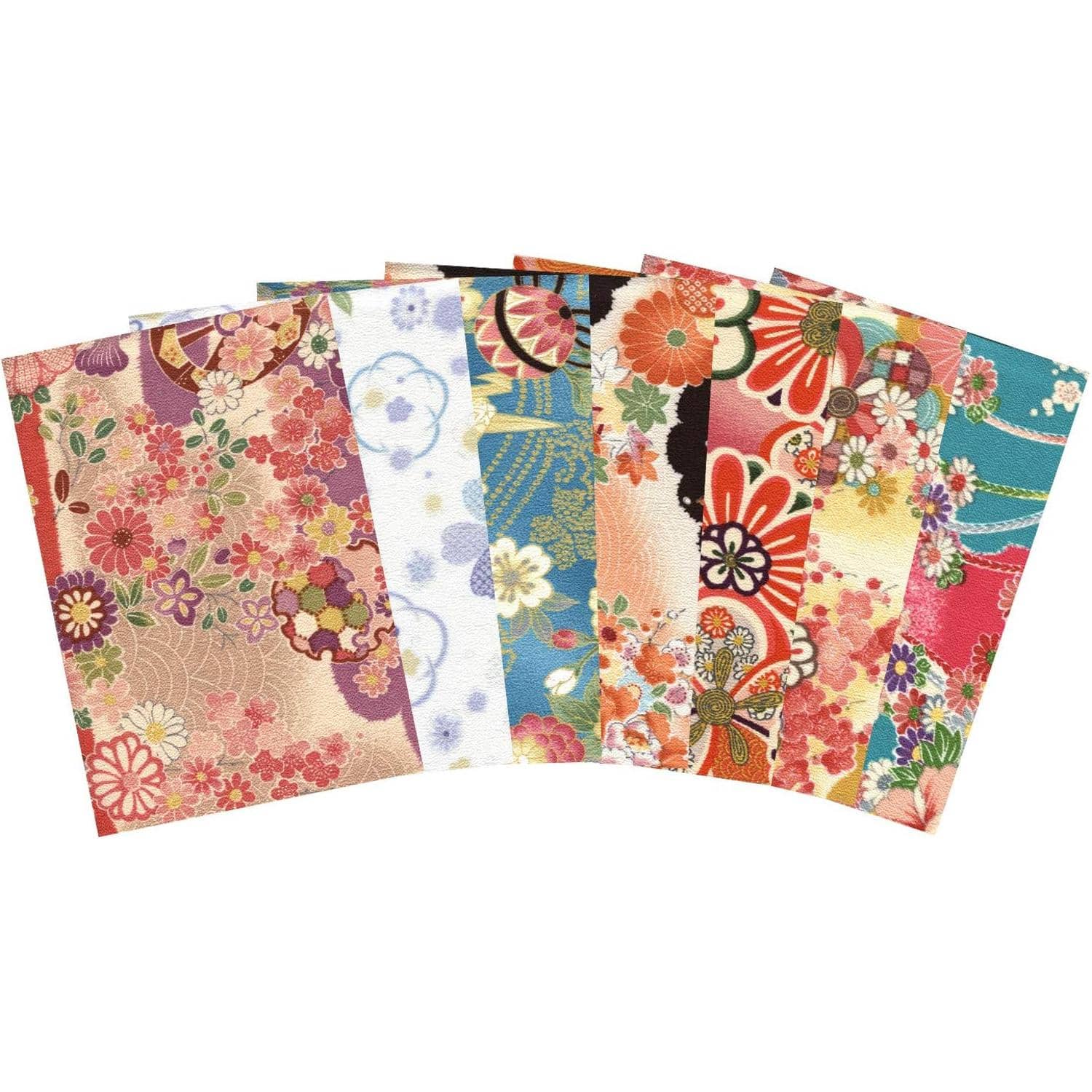 日本紐釦貿易 ちりめんアソートセット 22×15cm 7枚入 S52-103 （ご注文単位1個）【直送品】