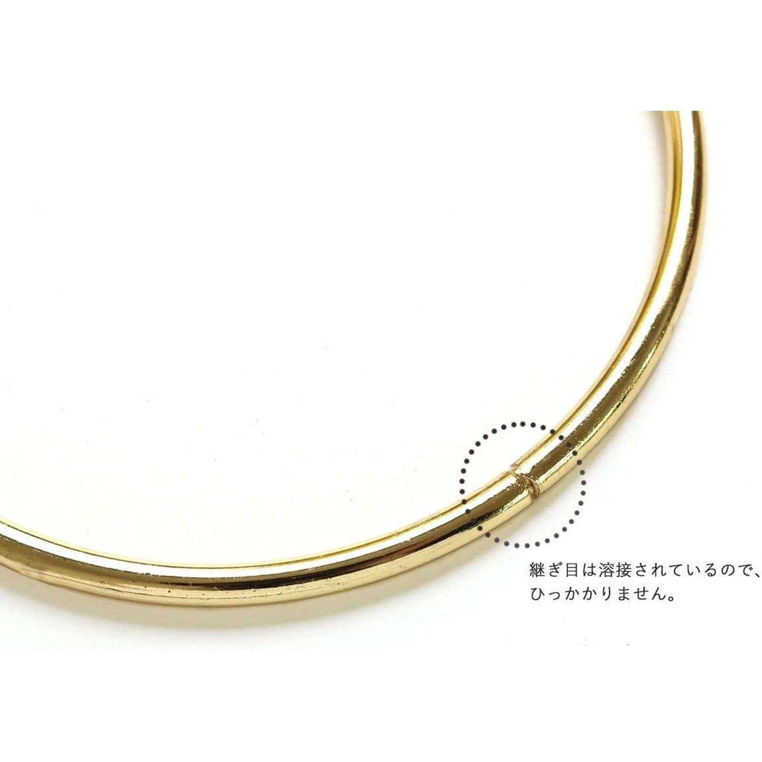 日本紐釦貿易 O型 金属持ち手 リングハンドル アンティークゴールド 内径10cm 2本1組 SGM-RING100-AG (ご注文単位1組)【直送品】