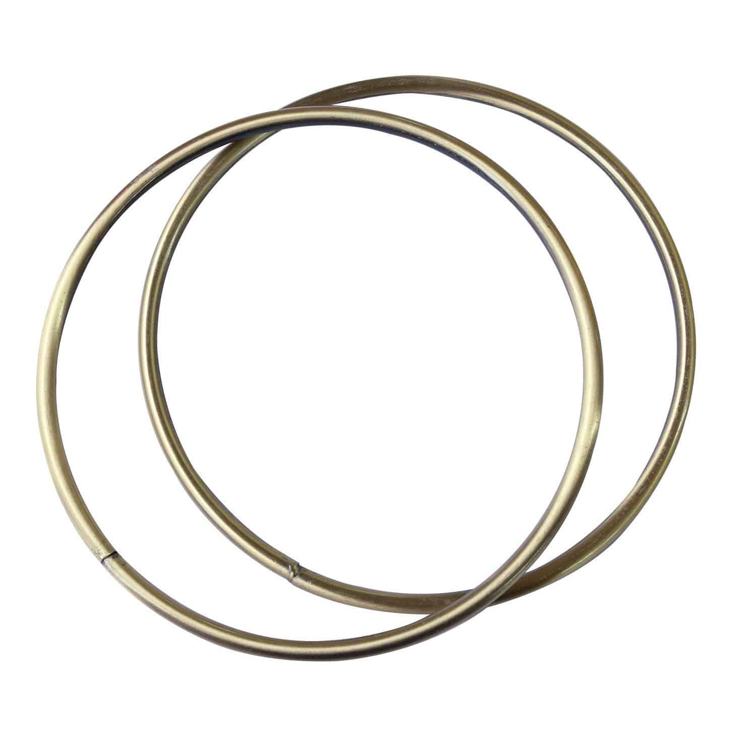 日本紐釦貿易 O型 金属持ち手 リングハンドル アンティークゴールド 内径10cm 2本1組 SGM-RING100-AG (ご注文単位1組)【直送品】