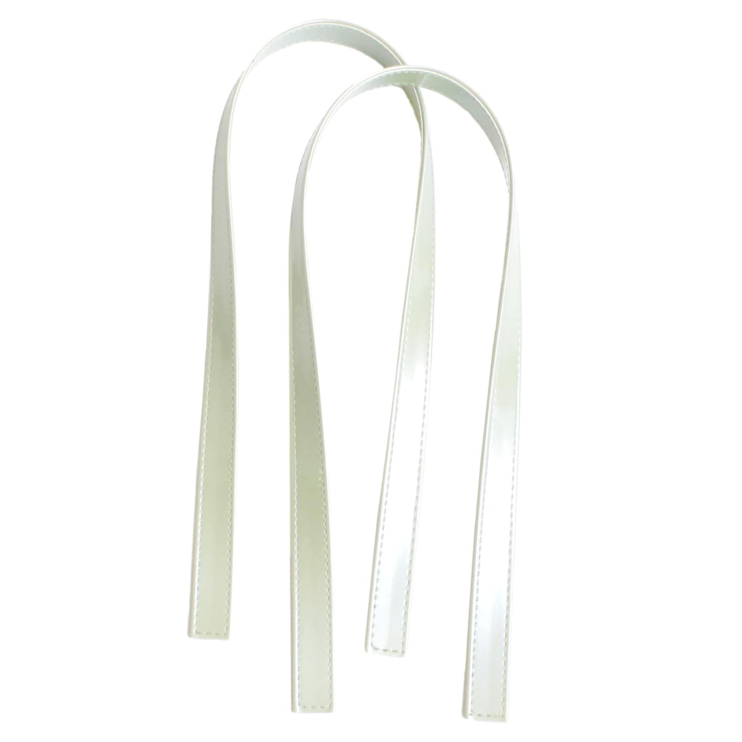 日本紐釦貿易 PVCハンドル 全長58cm×幅17mm メタリックグリーン LGH30-MG （ご注文単位1組）【直送品】