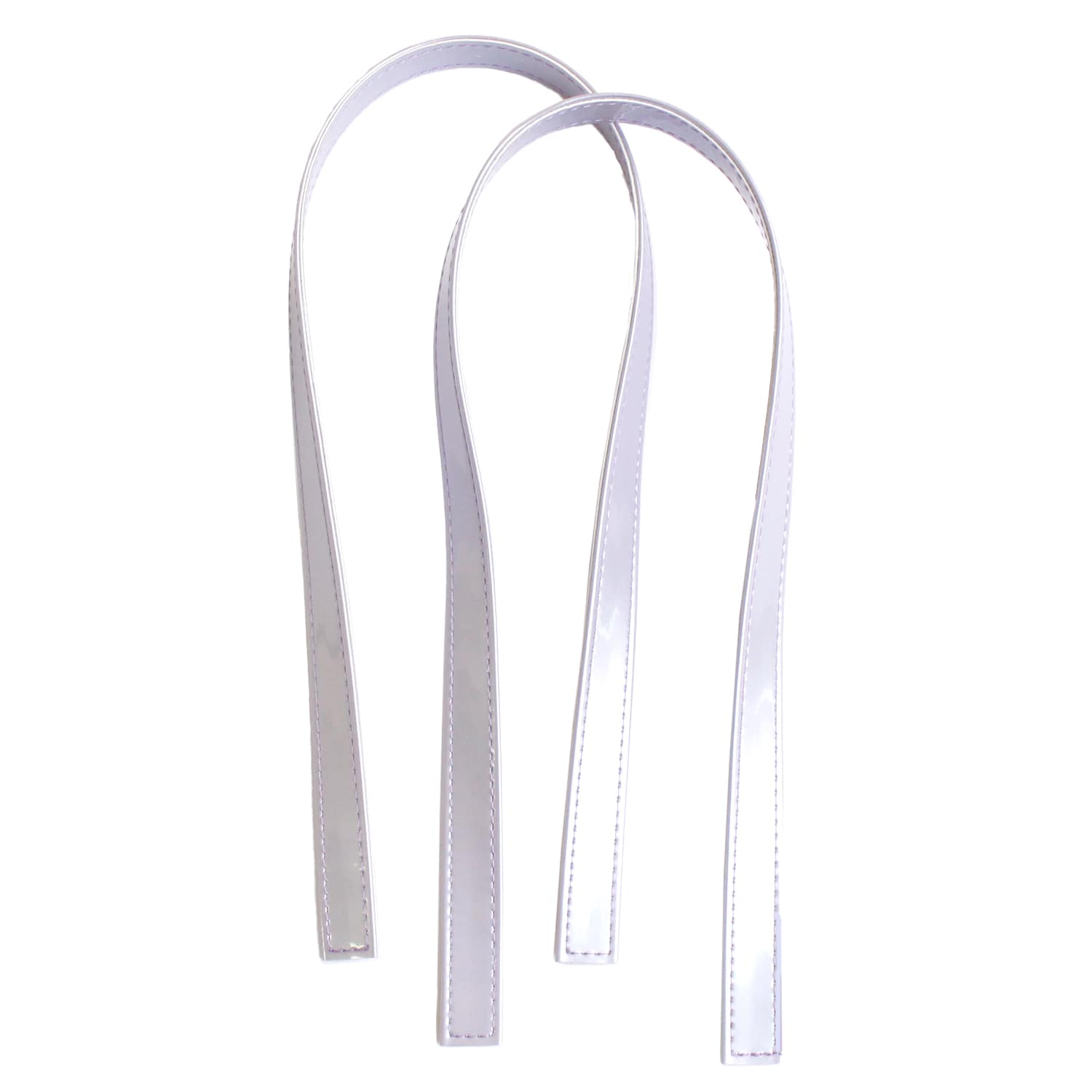 日本紐釦貿易 PVCハンドル 全長58cm×幅17mm メタリックパープル LGH30-MV (ご注文単位1組)【直送品】