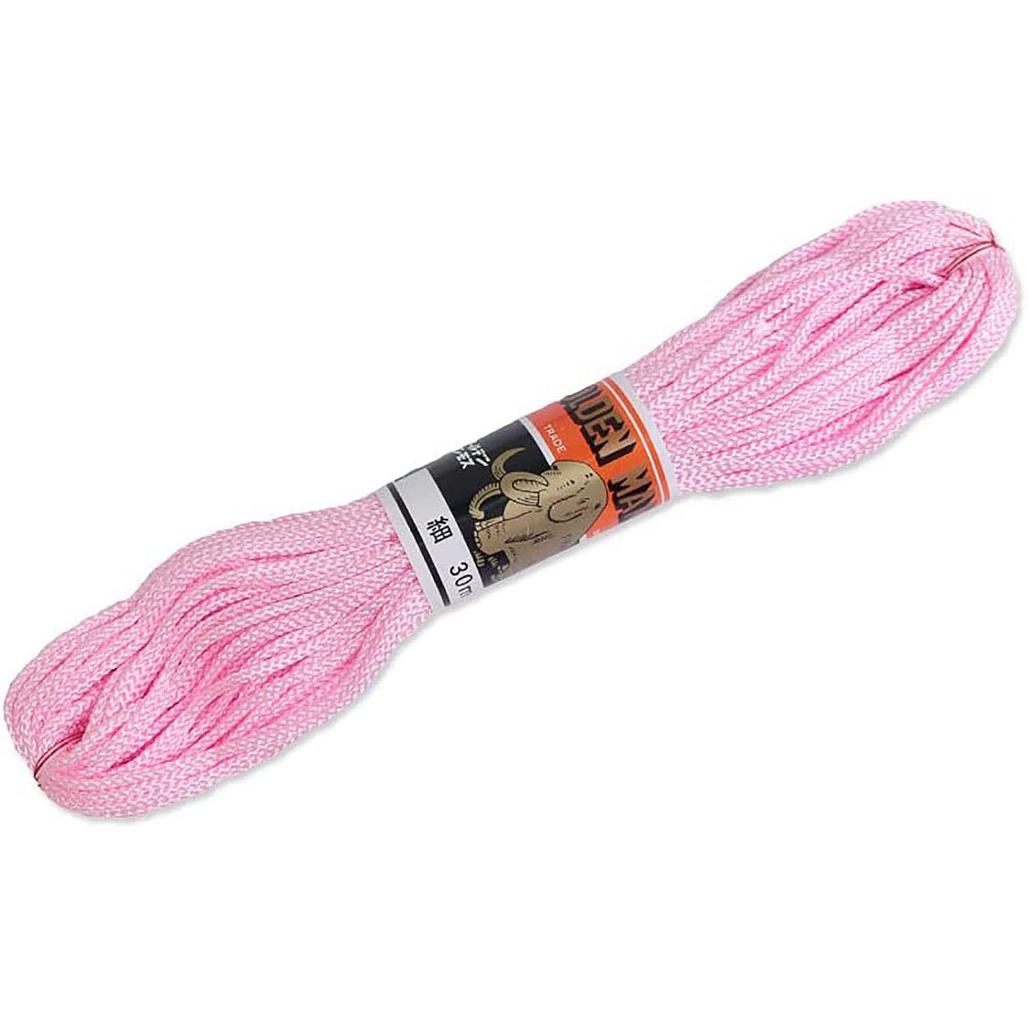 日本紐釦貿易 江戸打ち紐 細 30m巻き 桃色 EDH-14-30M (ご注文単位1巻)【直送品】