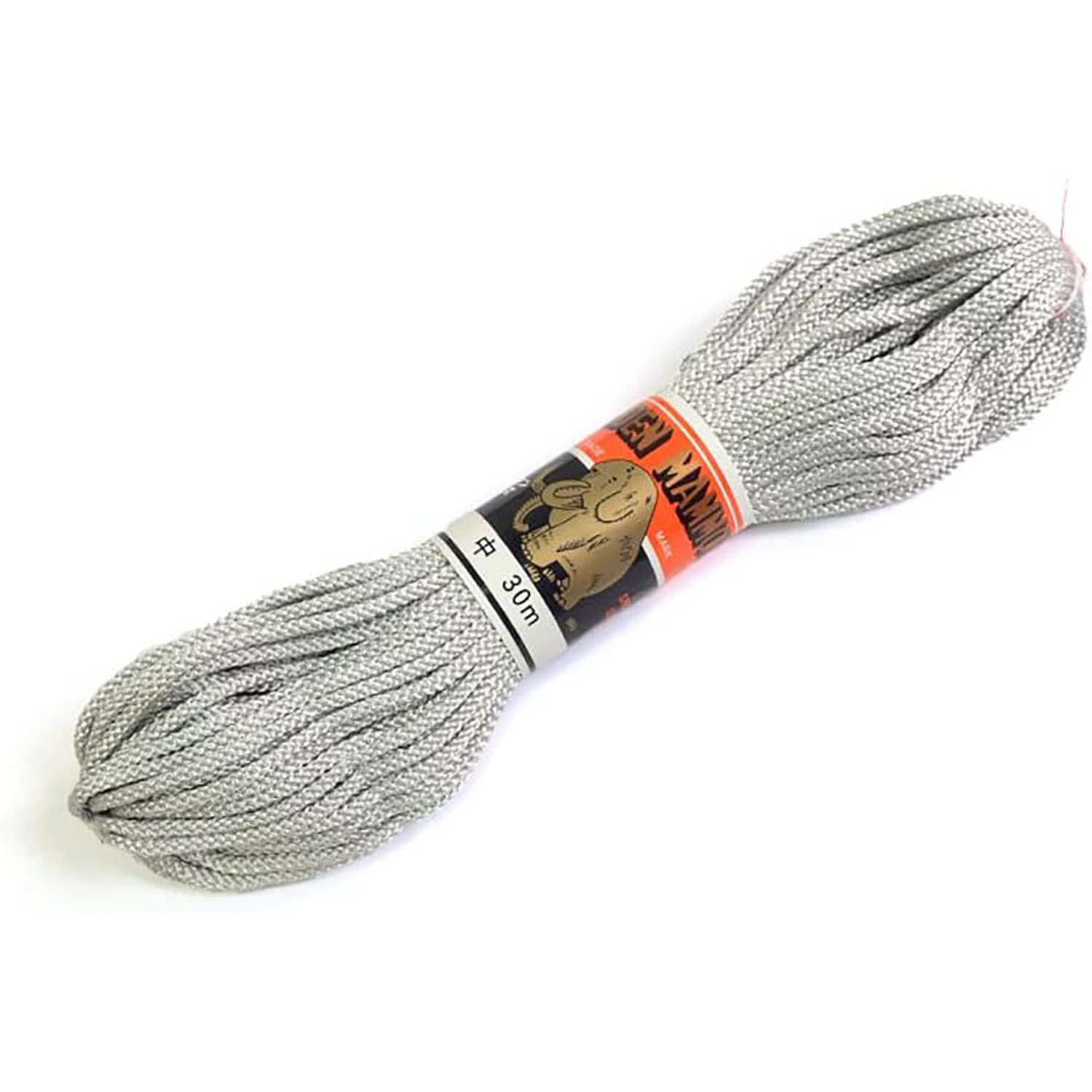 日本紐釦貿易 江戸打ち紐 中 30m巻き 薄グレー EDC-2-30M (ご注文単位1巻)【直送品】