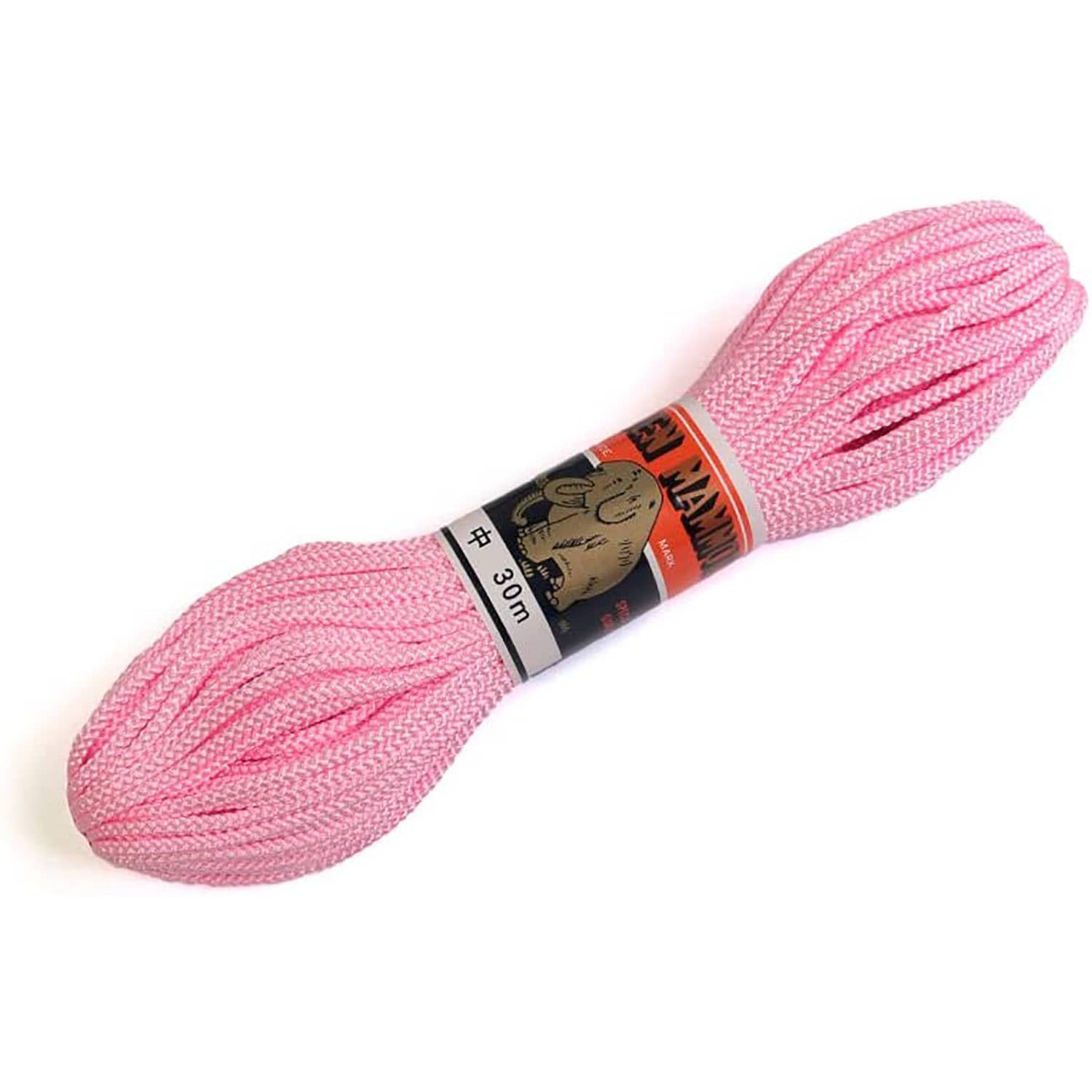 日本紐釦貿易 江戸打ち紐 中 30m巻き 桃色 EDC-14-30M (ご注文単位1巻)【直送品】