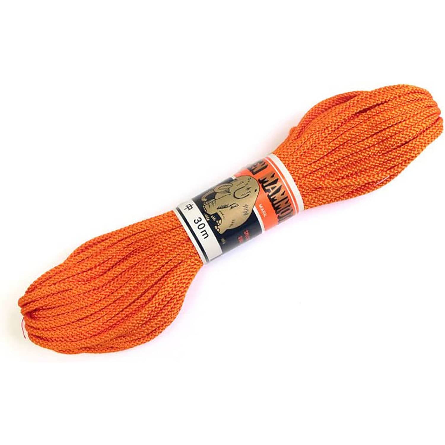 日本紐釦貿易 江戸打ち紐 中 30m巻き 柿色 EDC-15-30M (ご注文単位1巻)【直送品】