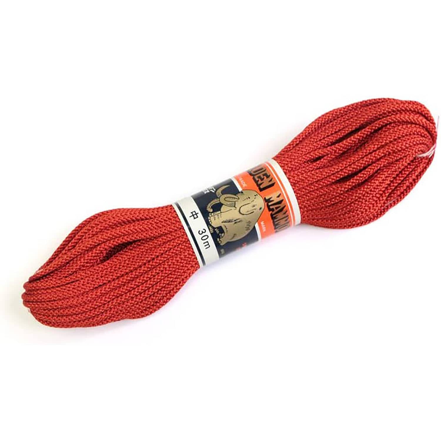 日本紐釦貿易 江戸打ち紐 中 30m巻き 猩々茶 EDC-18-30M (ご注文単位1巻)【直送品】