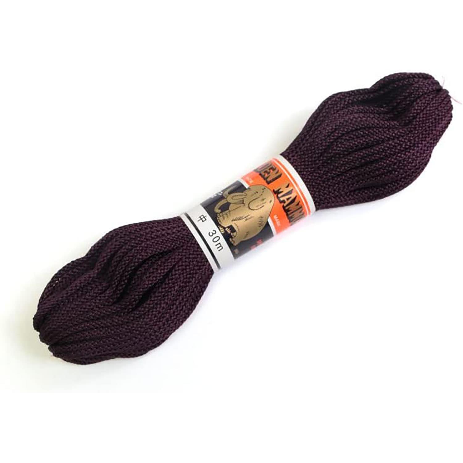 日本紐釦貿易 江戸打ち紐 中 30m巻き 古代紫 EDC-24-30M (ご注文単位1巻)【直送品】