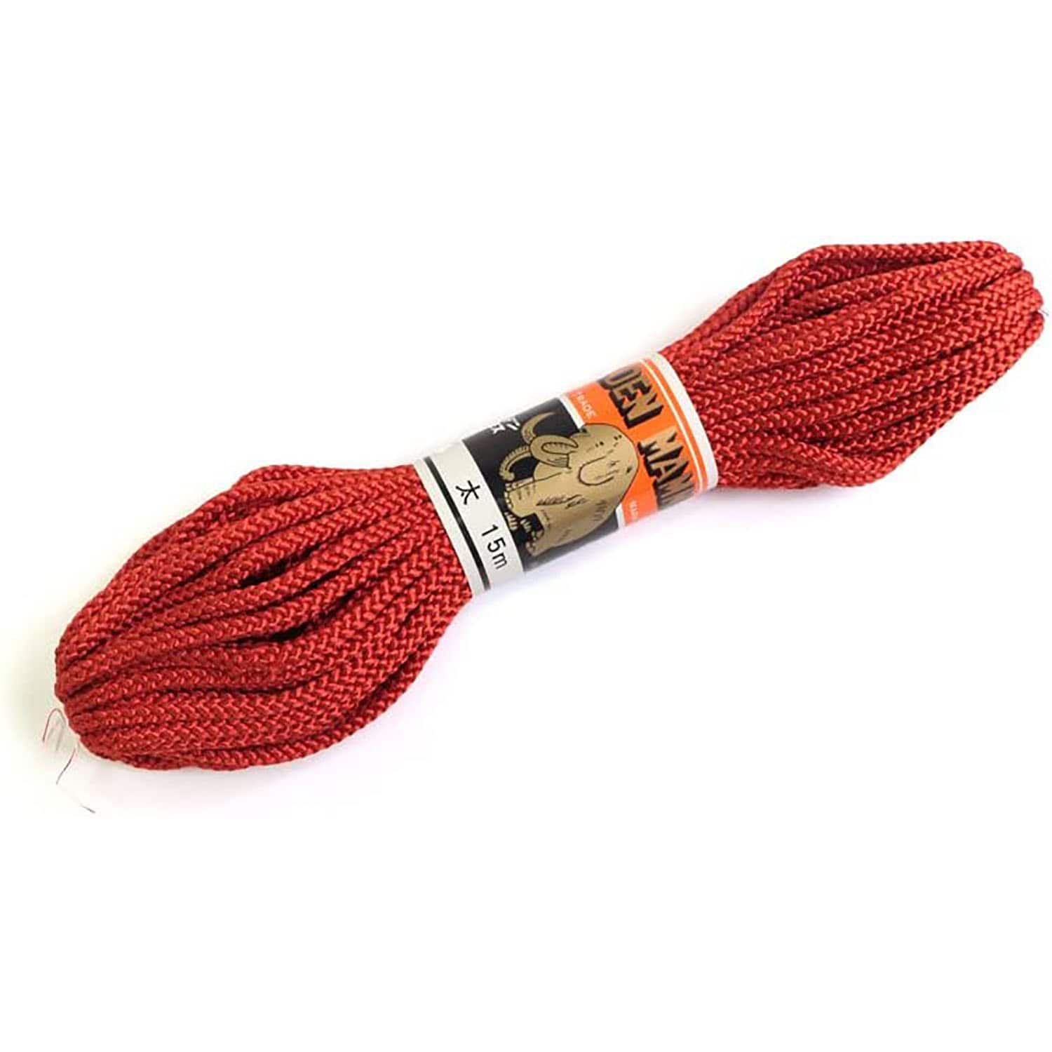 日本紐釦貿易 江戸打ち紐 太 15m巻き 猩々茶 EDF-18-15M (ご注文単位1巻)【直送品】