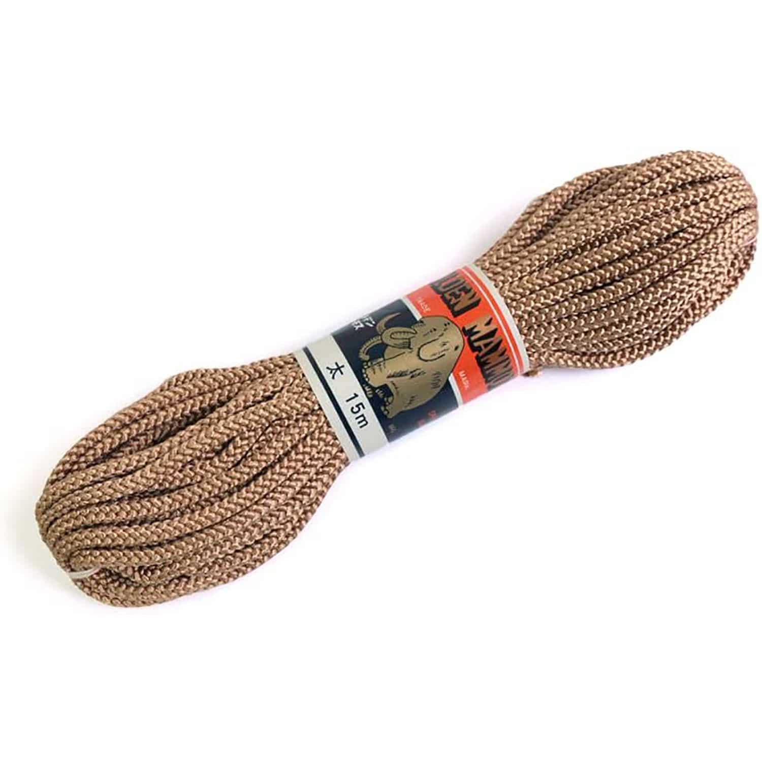 日本紐釦貿易 江戸打ち紐 太 15m巻き ベージュ EDF-27-15M (ご注文単位1巻)【直送品】