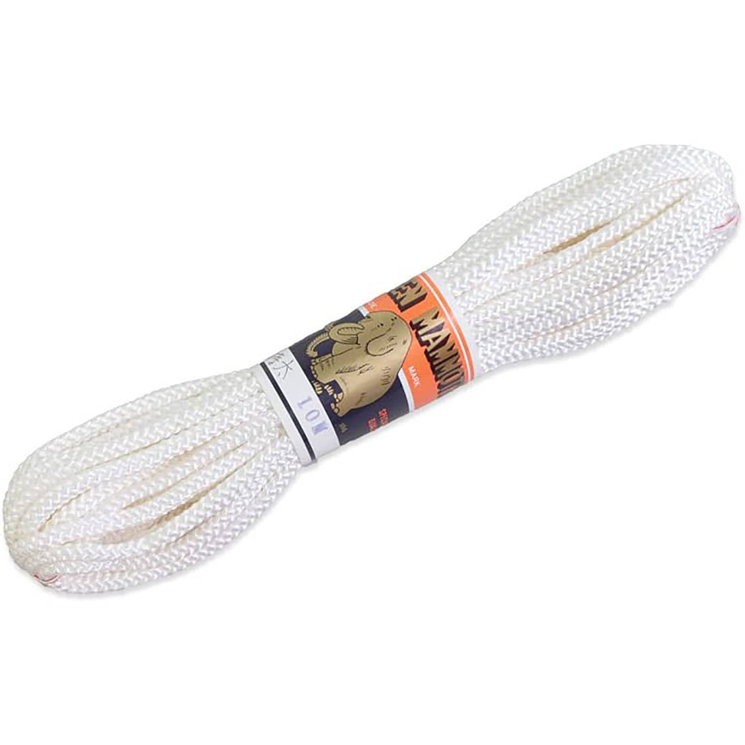 日本紐釦貿易 江戸打ち紐 特太 10m巻き 白 EDT-1-10M (ご注文単位1巻)【直送品】