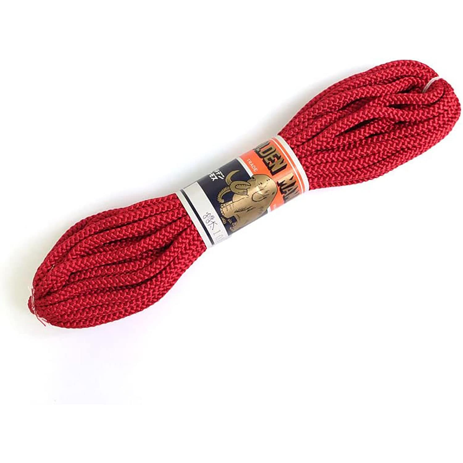 日本紐釦貿易 江戸打ち紐 特太 10m巻き 赤 EDT-17-10M (ご注文単位1巻)【直送品】