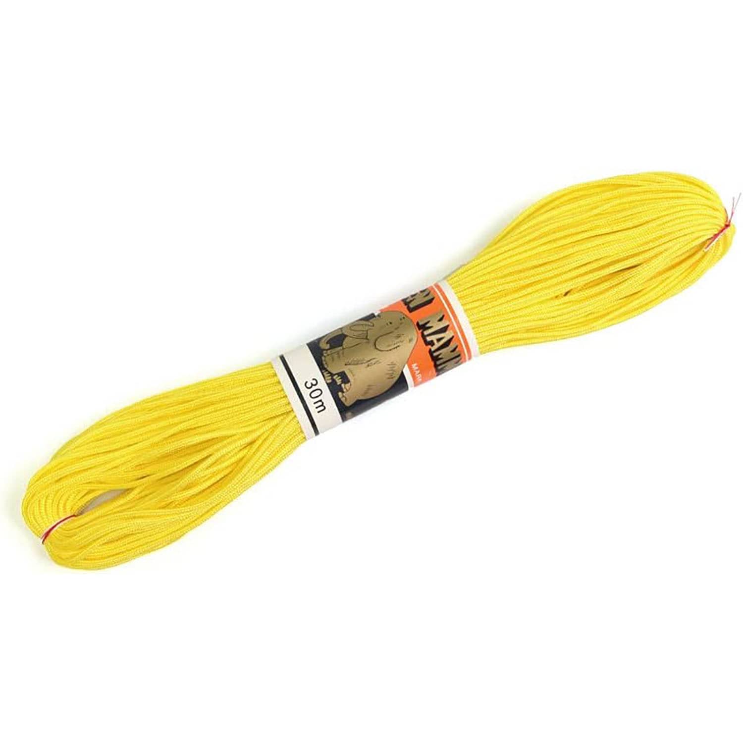日本紐釦貿易 人八紐(じんぱちひも) 細 30m巻き 菜の花色 SG8-6-30M （ご注文単位1巻）【直送品】