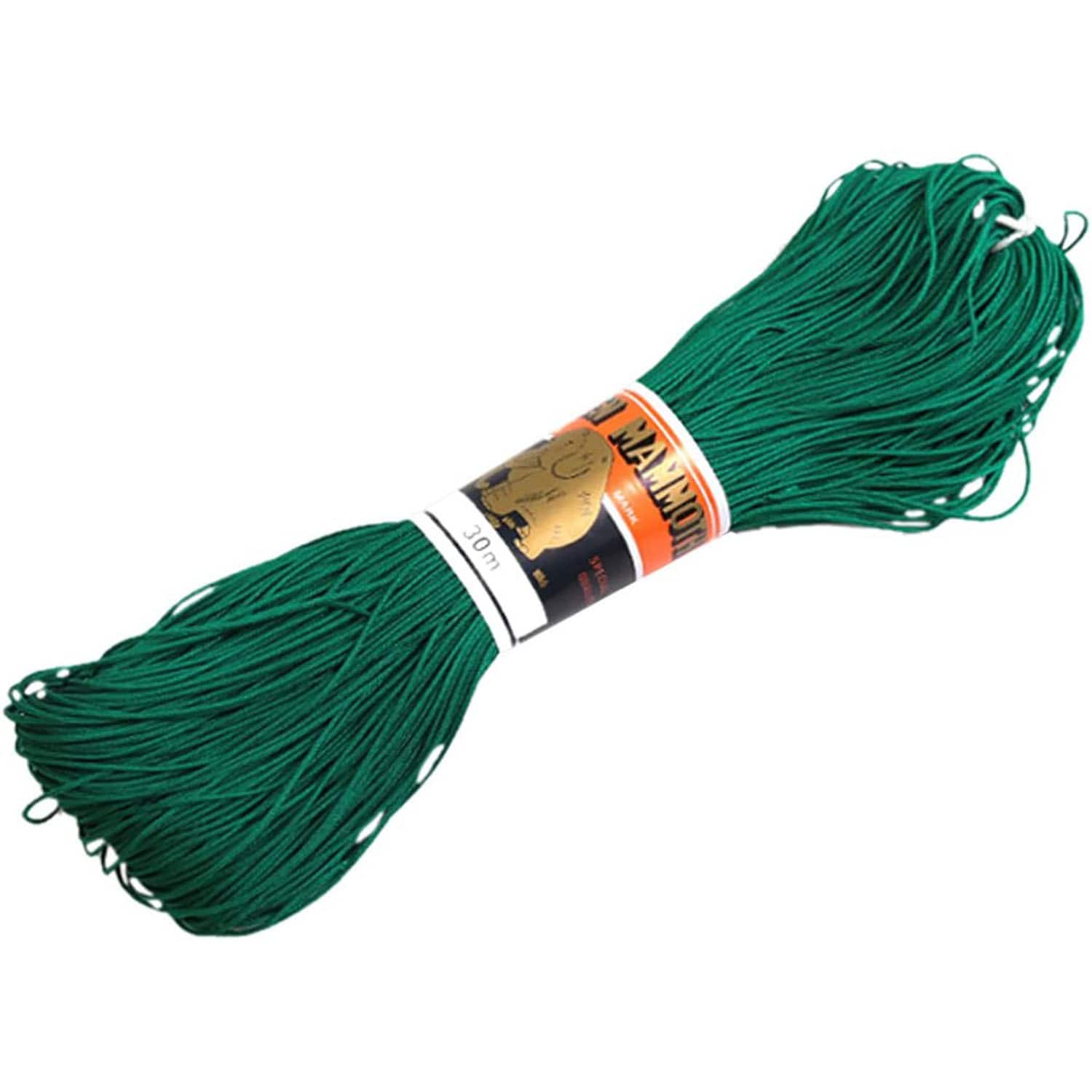 日本紐釦貿易 人八紐(じんぱちひも) 細 30m巻き 緑 SG8-12-30M (ご注文単位1巻)【直送品】