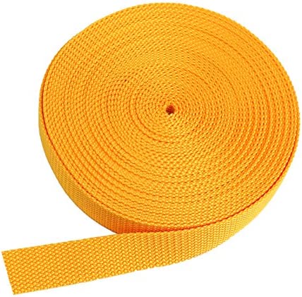 日本紐釦貿易 カラフルポリテープ 25mm幅×10m巻 山吹 MHP2510-4 （ご注文単位1巻）【直送品】