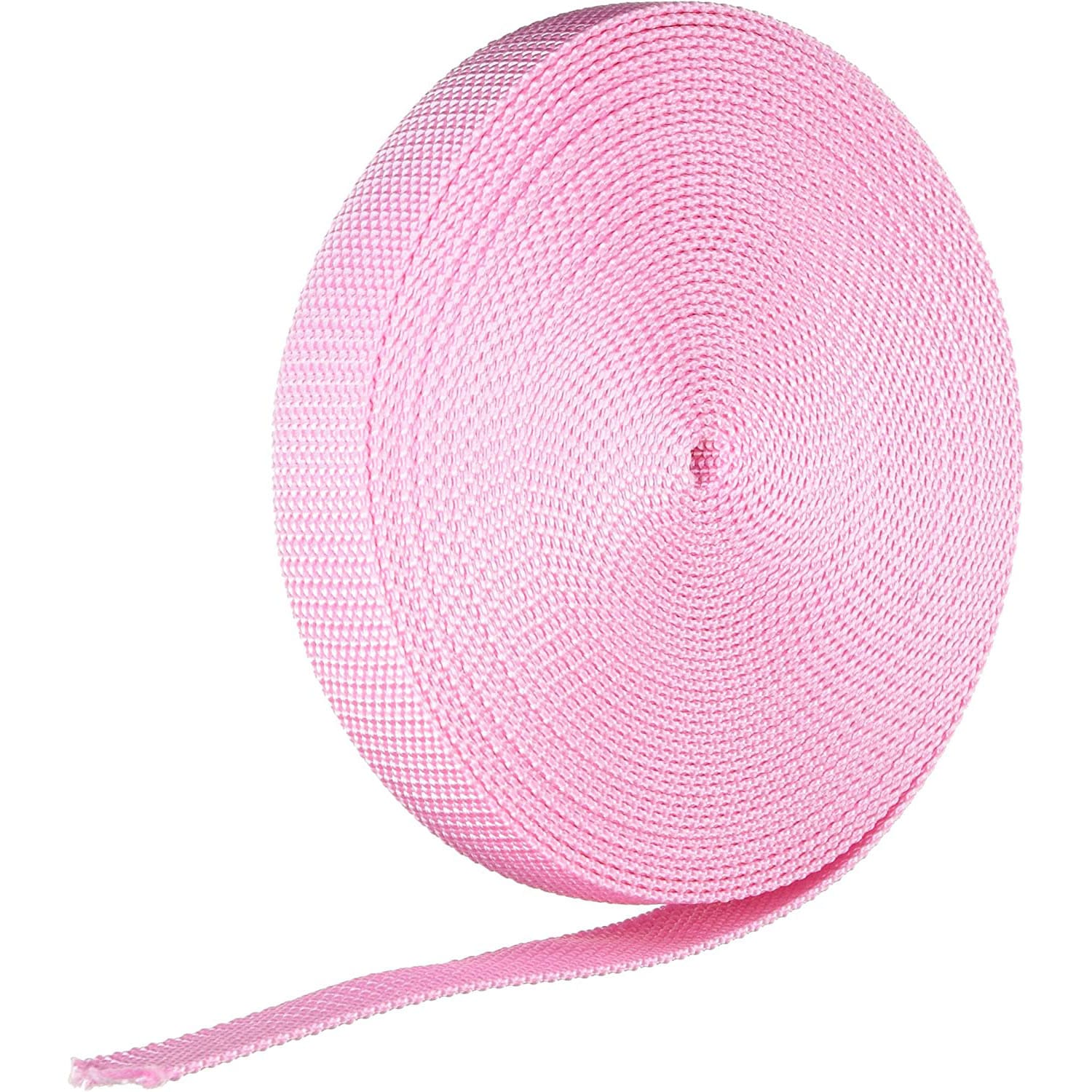 日本紐釦貿易 カラフルポリテープ 25mm幅×10m巻 ピンク MHP2510-10 （ご注文単位1巻）【直送品】