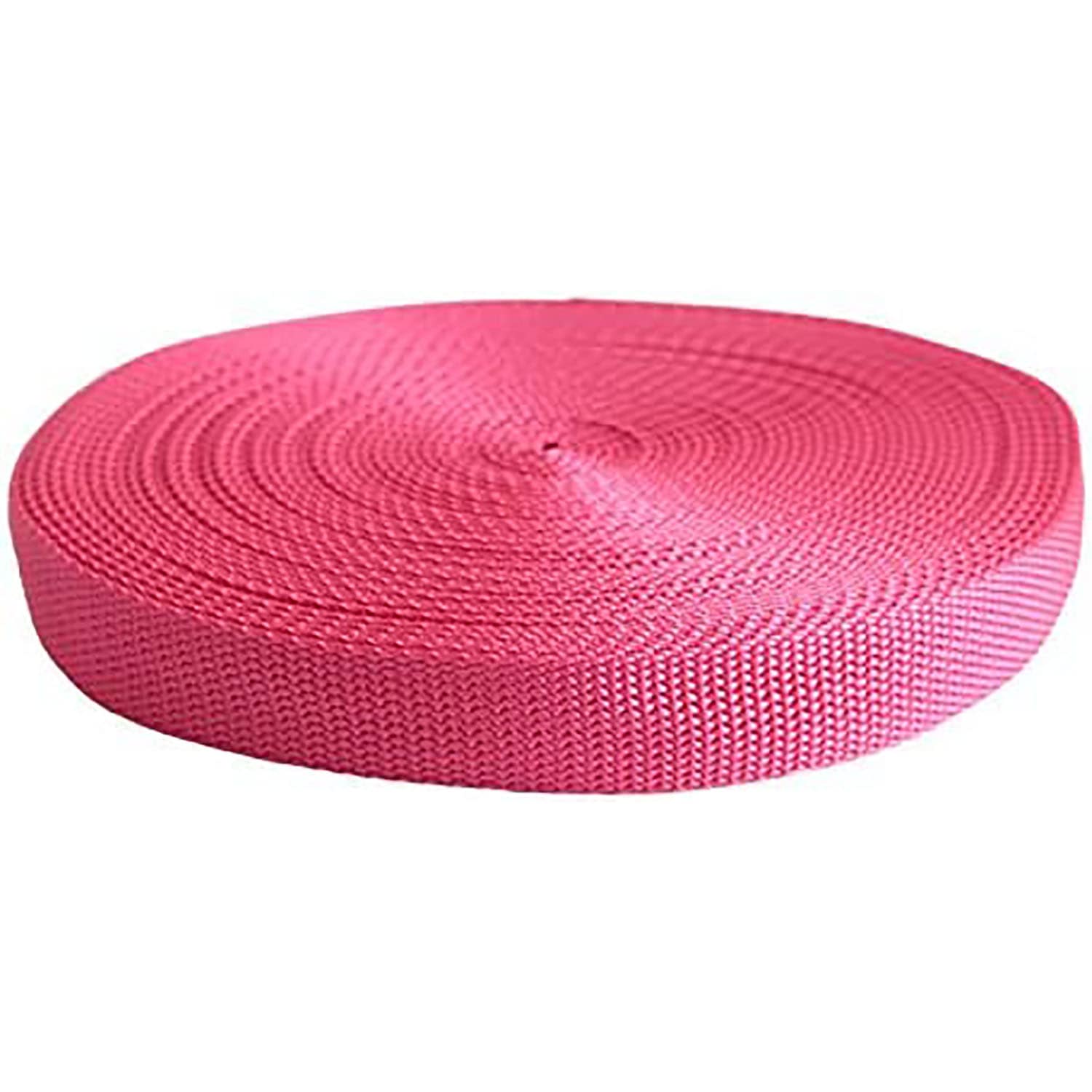 日本紐釦貿易 カラフルポリテープ 25mm幅×10m巻 チェリーピンク MHP2510-42 （ご注文単位1巻）【直送品】