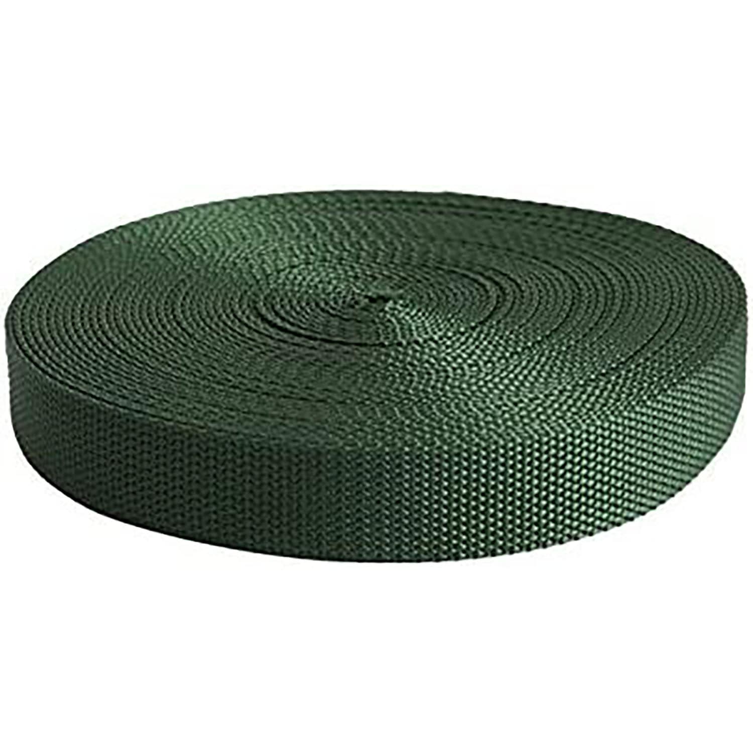 日本紐釦貿易 カラフルポリテープ 25mm幅×10m巻 濃グリーン MHP2510-48 （ご注文単位1巻）【直送品】
