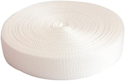 日本紐釦貿易 カラフルポリテープ 30mm幅×10m巻 さらし ツヤあり MHP3010-1 （ご注文単位1巻）【直送品】