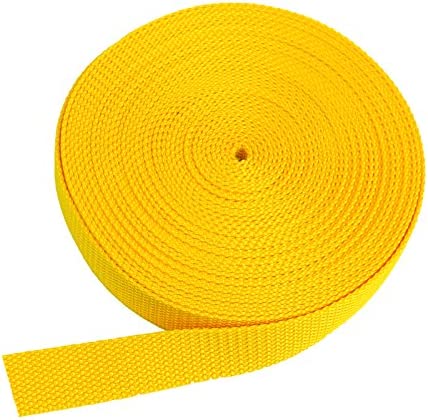 日本紐釦貿易 カラフルポリテープ 30mm幅×10m巻 イエロー MHP3010-3 （ご注文単位1巻）【直送品】