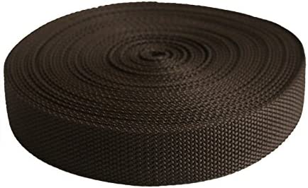 日本紐釦貿易 カラフルポリテープ 30mm幅×10m巻 焦茶 MHP3010-9 （ご注文単位1巻）【直送品】