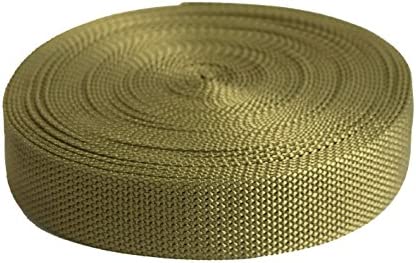 日本紐釦貿易 カラフルポリテープ 30mm幅×10m巻 カーキ MHP3010-45 （ご注文単位1巻）【直送品】