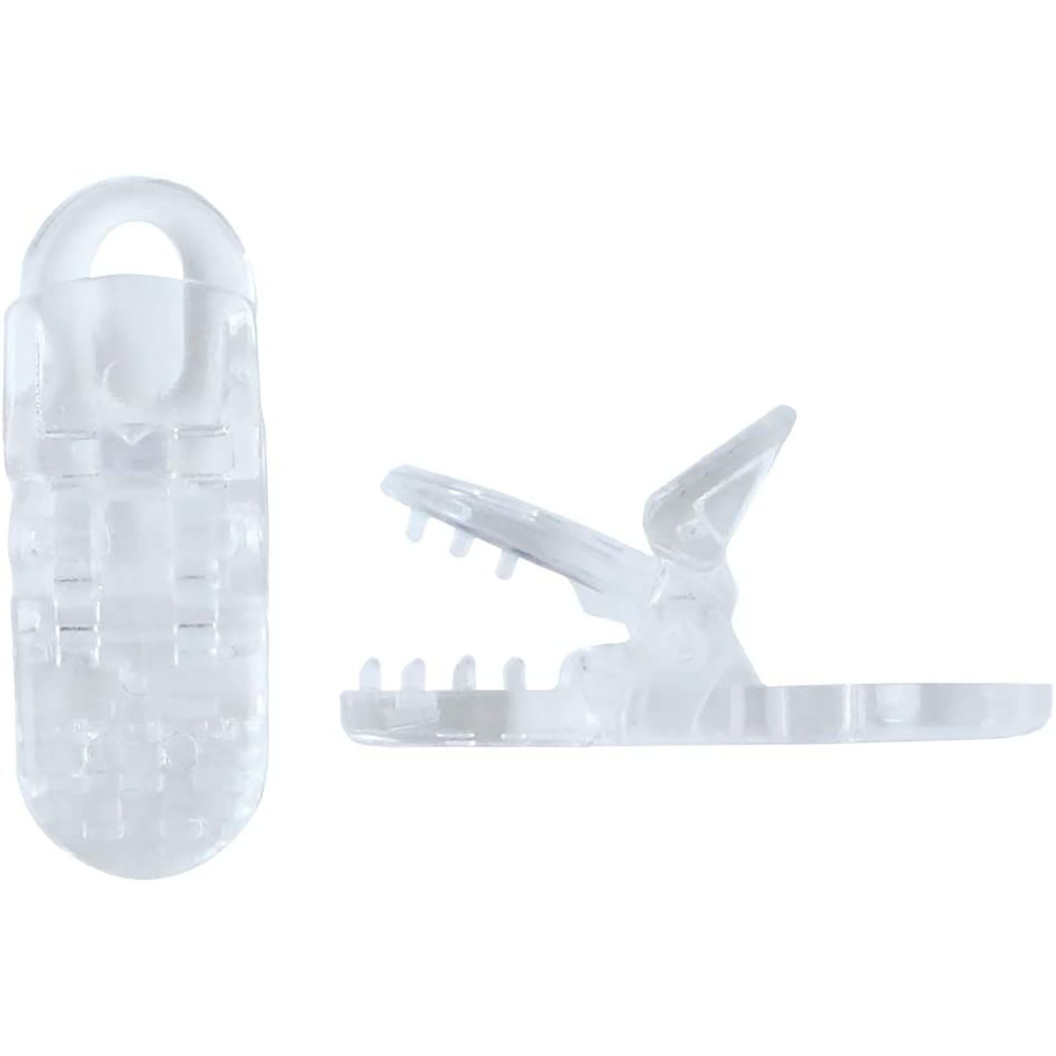 日本紐釦貿易 マスク用クリップ 16個 クリア KMC-16 (ご注文単位1束)【直送品】