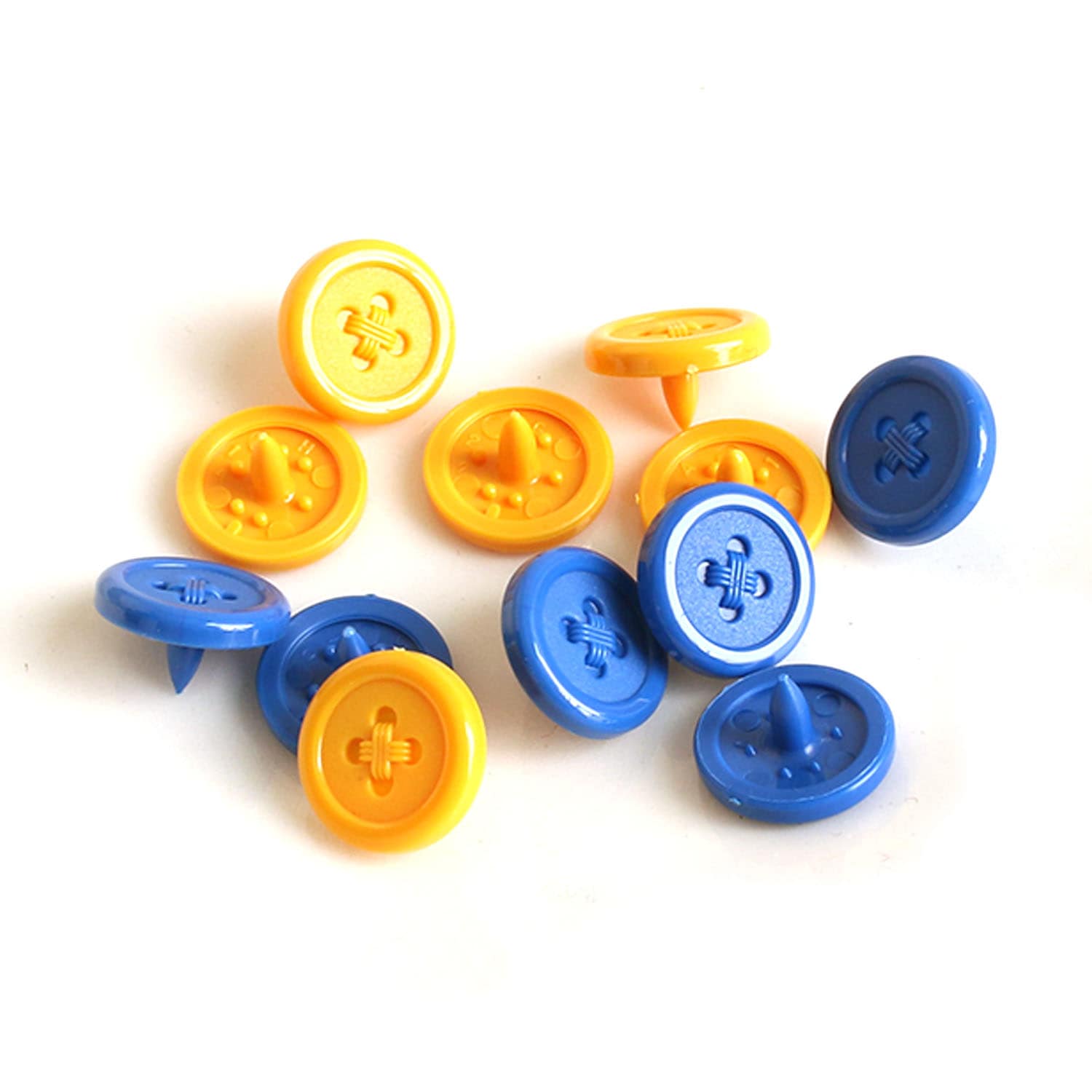 日本紐釦貿易 CHERRY LABEL SUN BUTTON SNAP プラスチックスナップ ニュアンスカラー5色セット サイズ約11.5mm SBS-NCSET （ご注文単位1セット）【直送品】