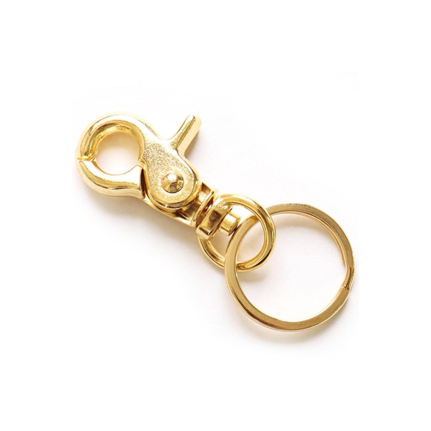 日本紐釦貿易 チャームキーホルダー ゴールド 2個入 KD186-G (ご注文単位1束)【直送品】