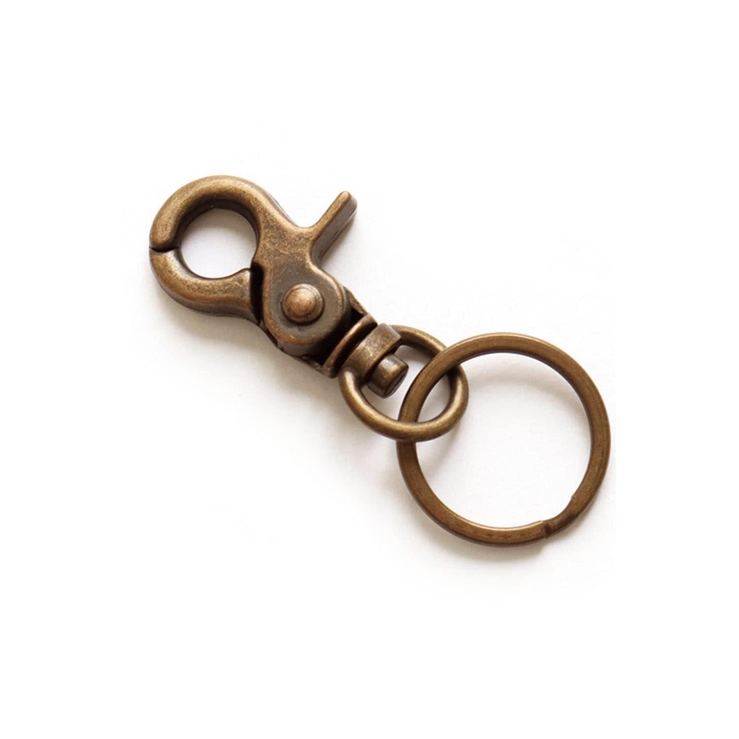 日本紐釦貿易 チャームキーホルダー アンティークゴールド 2個入 KD186-AG (ご注文単位1束)【直送品】