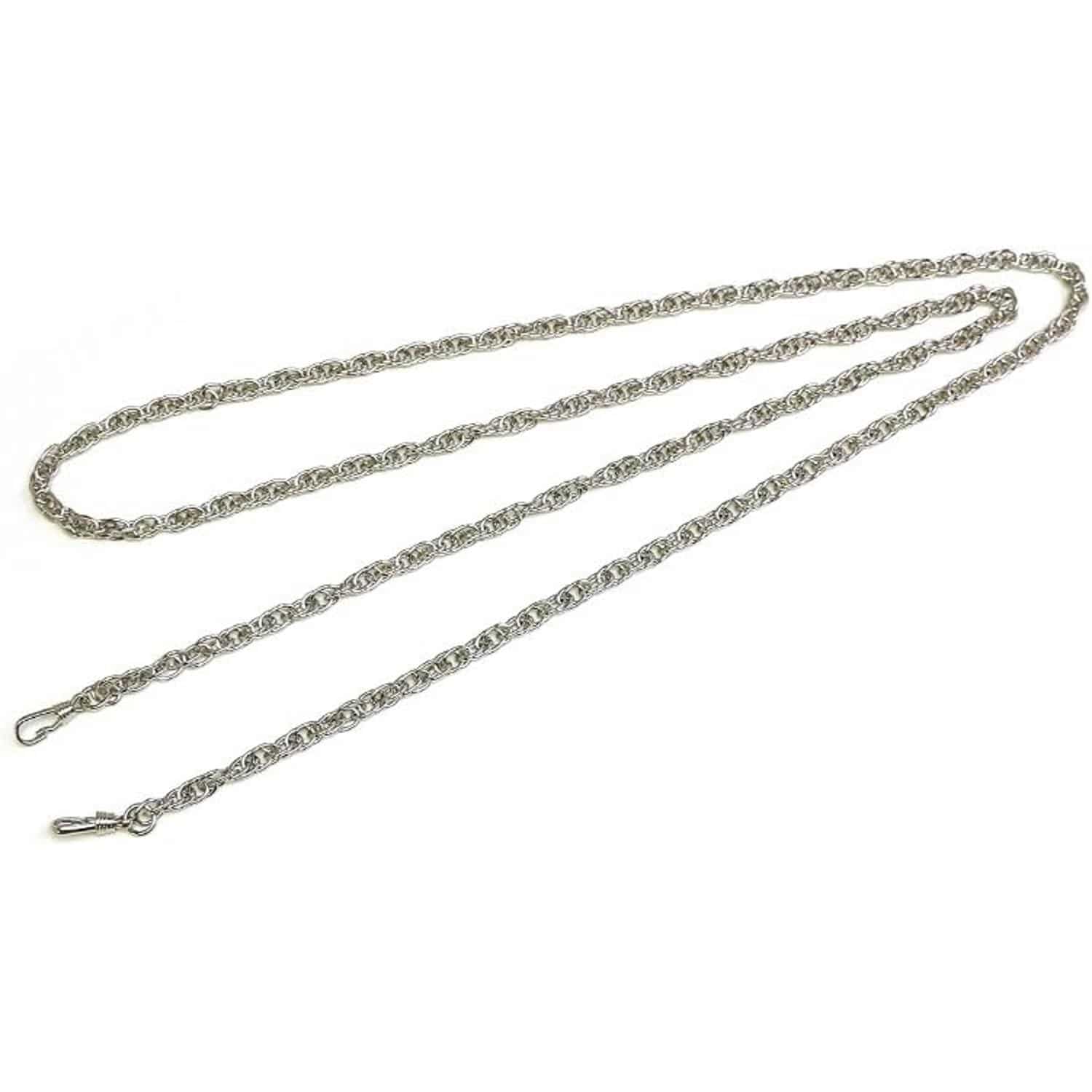 日本紐釦貿易 バッグ用チェーン 120cm ニッケル R1201-N （ご注文単位1本）【直送品】