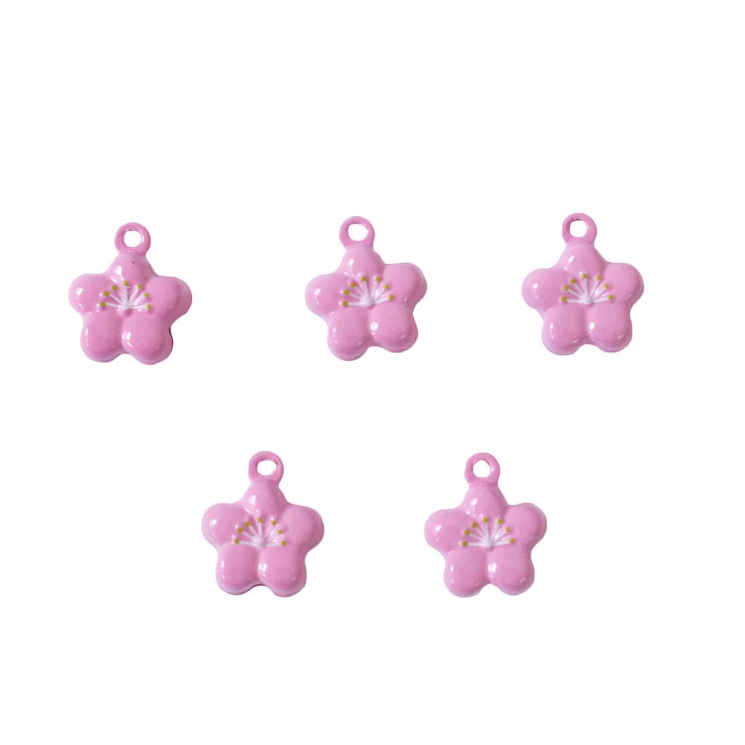 日本紐釦貿易 花鈴 5個入 梅 CF73 （ご注文単位1束）【直送品】