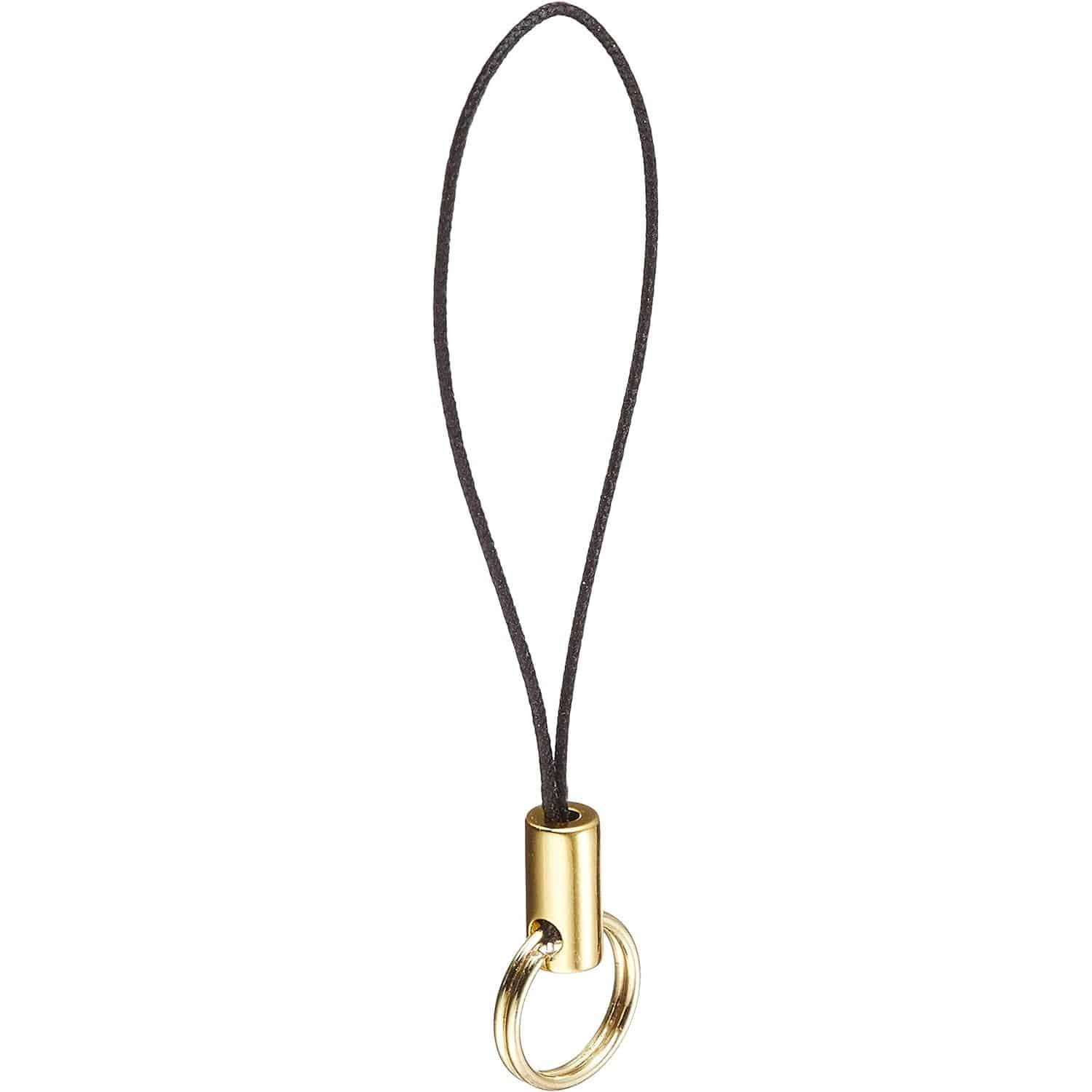 日本紐釦貿易 二重リング付きストラップ 金具部分ゴールド 100本入 カラーNo.111 KD111-100 （ご注文単位1束）【直送品】