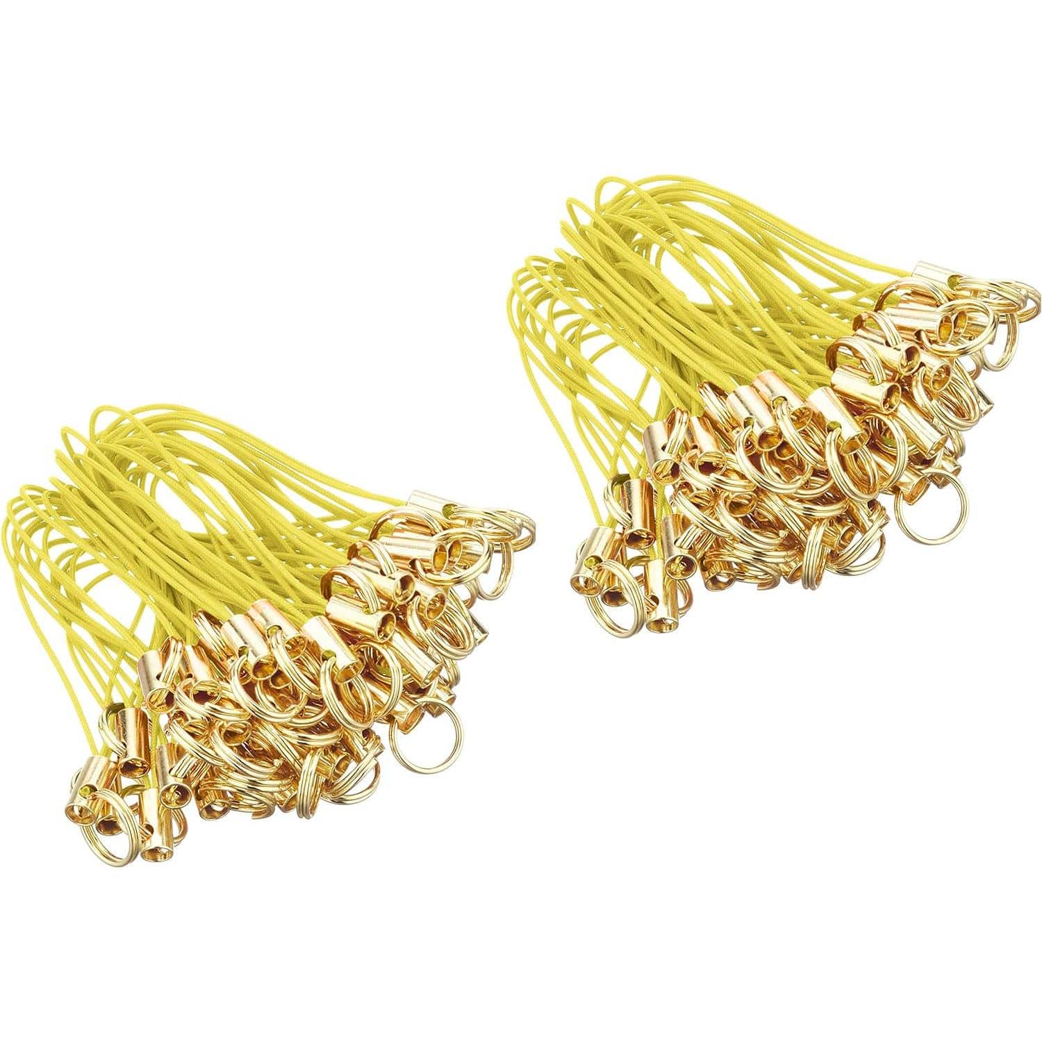 日本紐釦貿易 二重リング付きストラップ 金具部分ゴールド 100本入 カラーNo.116 KD116-100 (ご注文単位1束)【直送品】