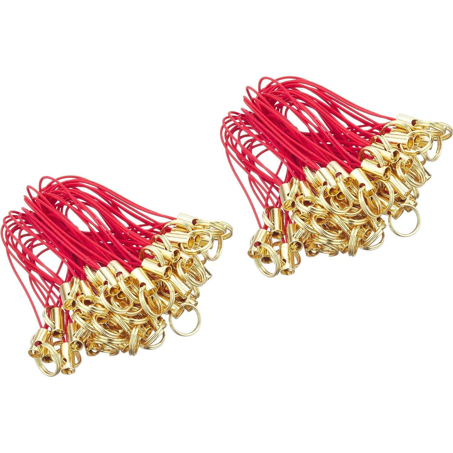 日本紐釦貿易 二重リング付きストラップ 金具部分ゴールド 100本入 カラーNo.119 KD119-100 (ご注文単位1束)【直送品】