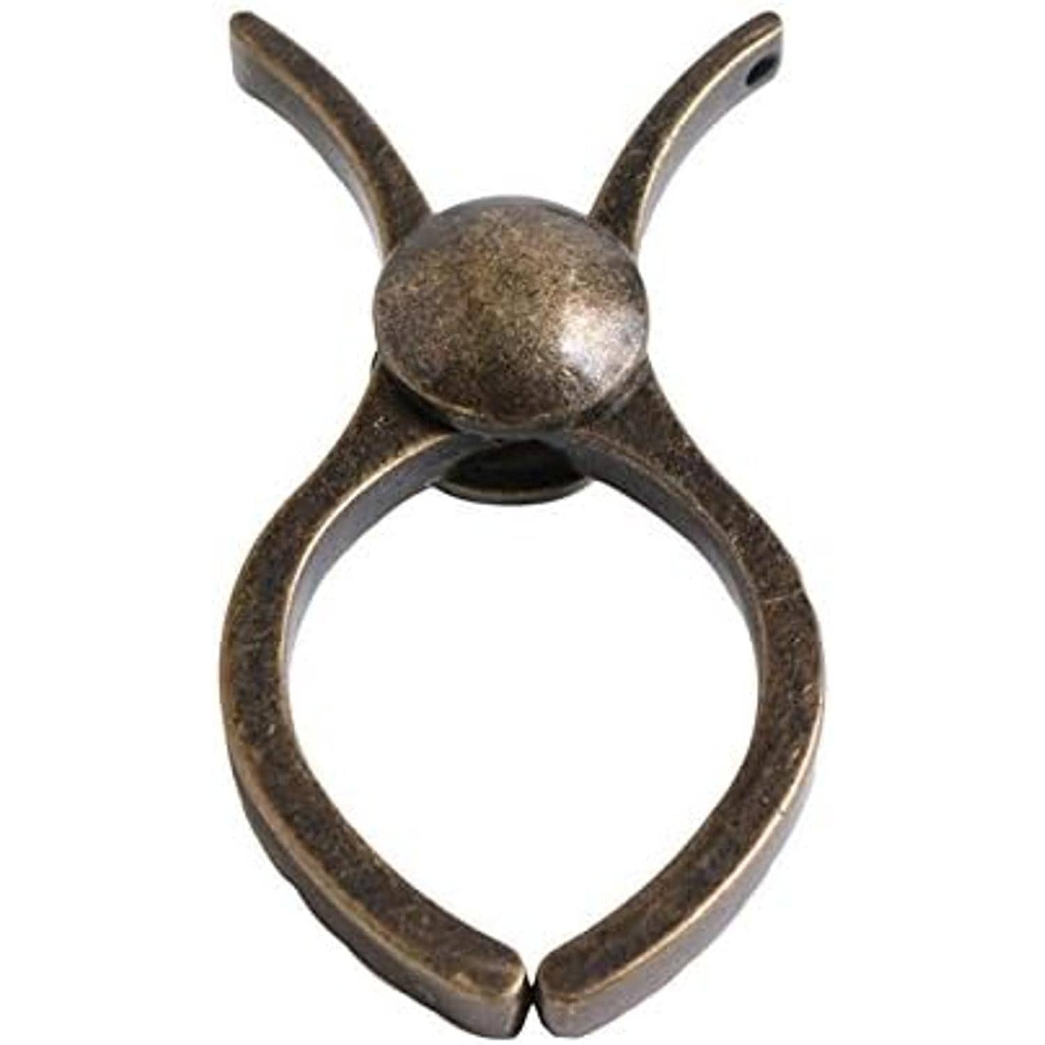 日本紐釦貿易 グローブホルダー W5.5×H2.8cm アンティークゴールド A6-2 （ご注文単位1個）【直送品】