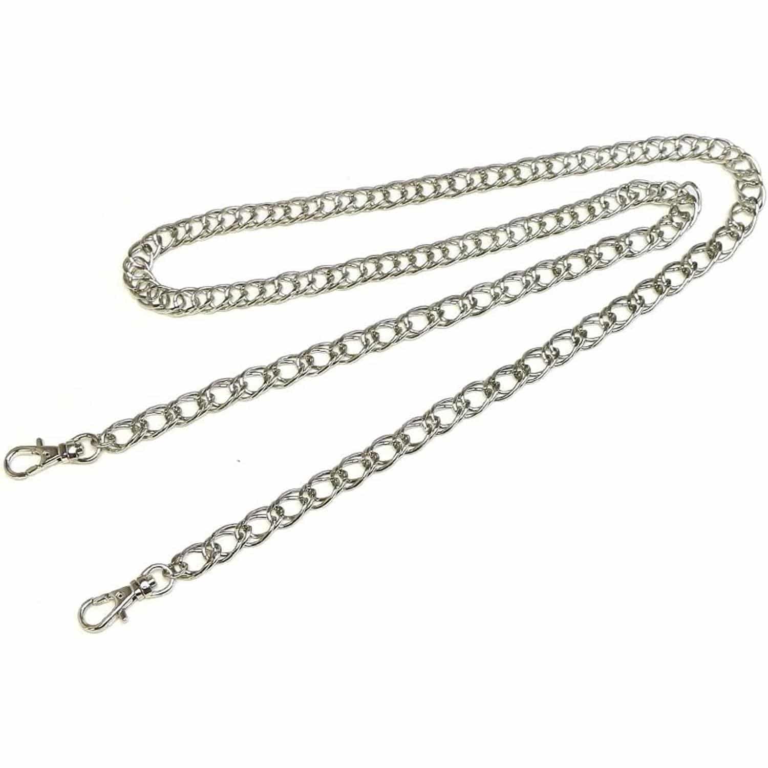 日本紐釦貿易 バッグ用チェーン 90cm シルバー RWS1404-S （ご注文単位1本）【直送品】