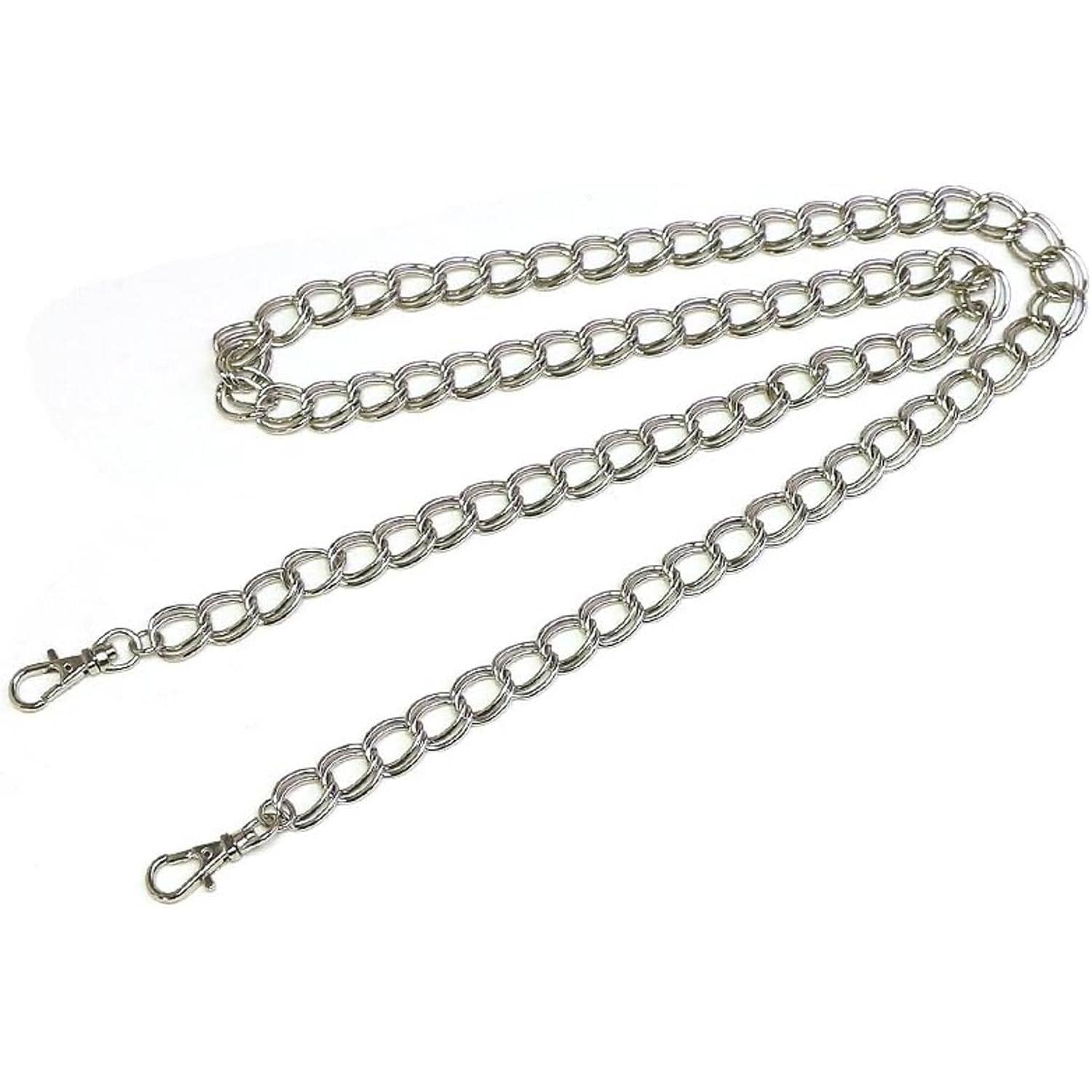 日本紐釦貿易 バッグ用チェーン 90cm シルバー RWS1504-S （ご注文単位1本）【直送品】