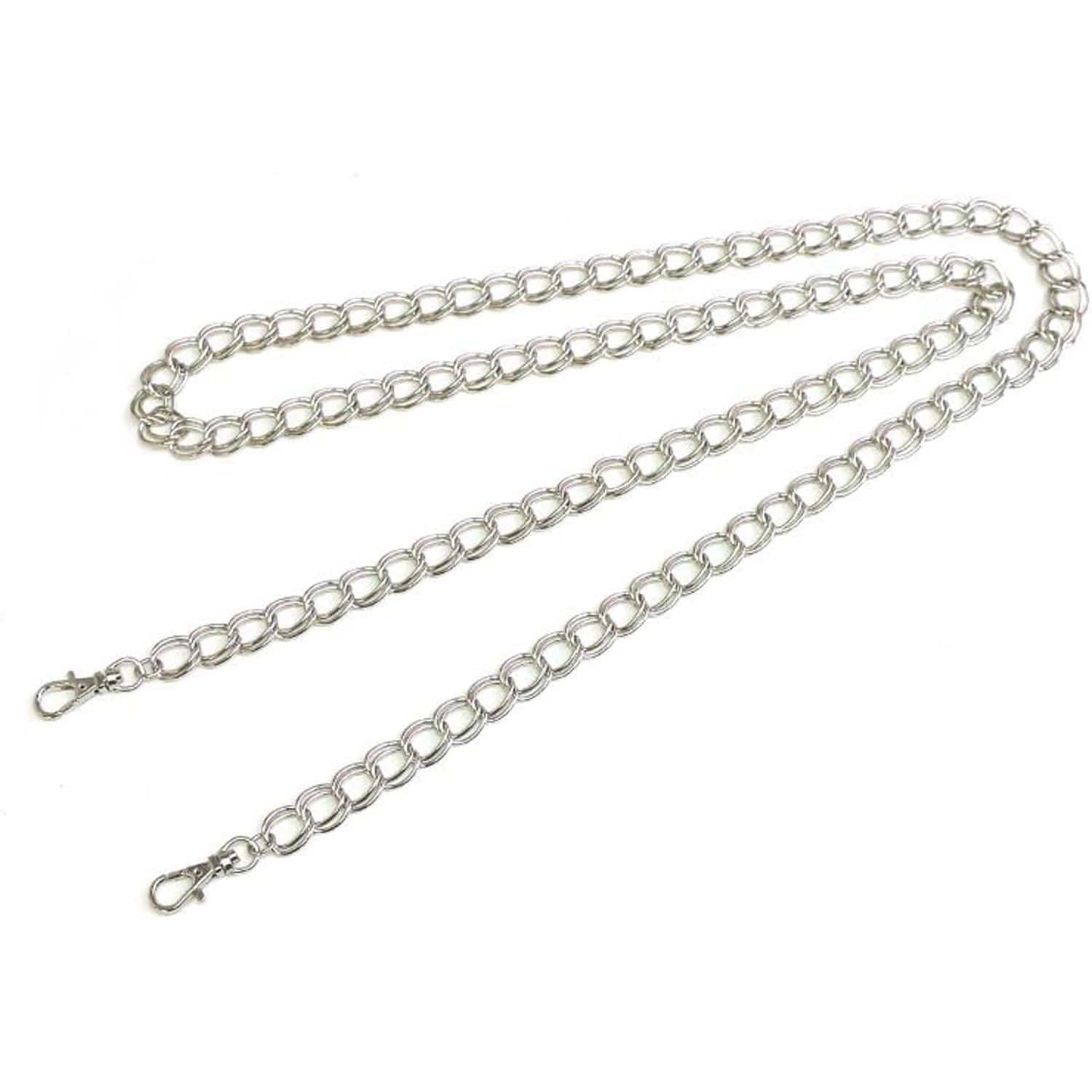日本紐釦貿易 バッグ用チェーン 120cm シルバー RWS1507-S （ご注文単位1本）【直送品】