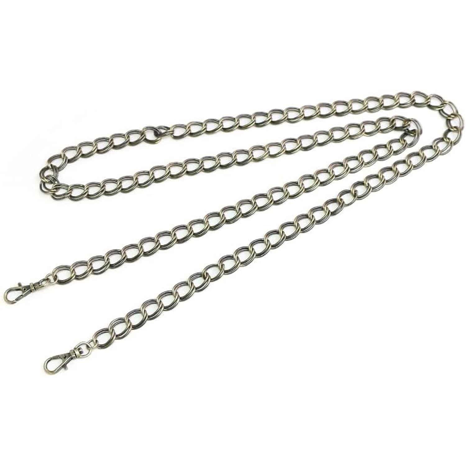 日本紐釦貿易 バッグ用チェーン 120cm アンティークゴールド RWS1509-AG （ご注文単位1本）【直送品】