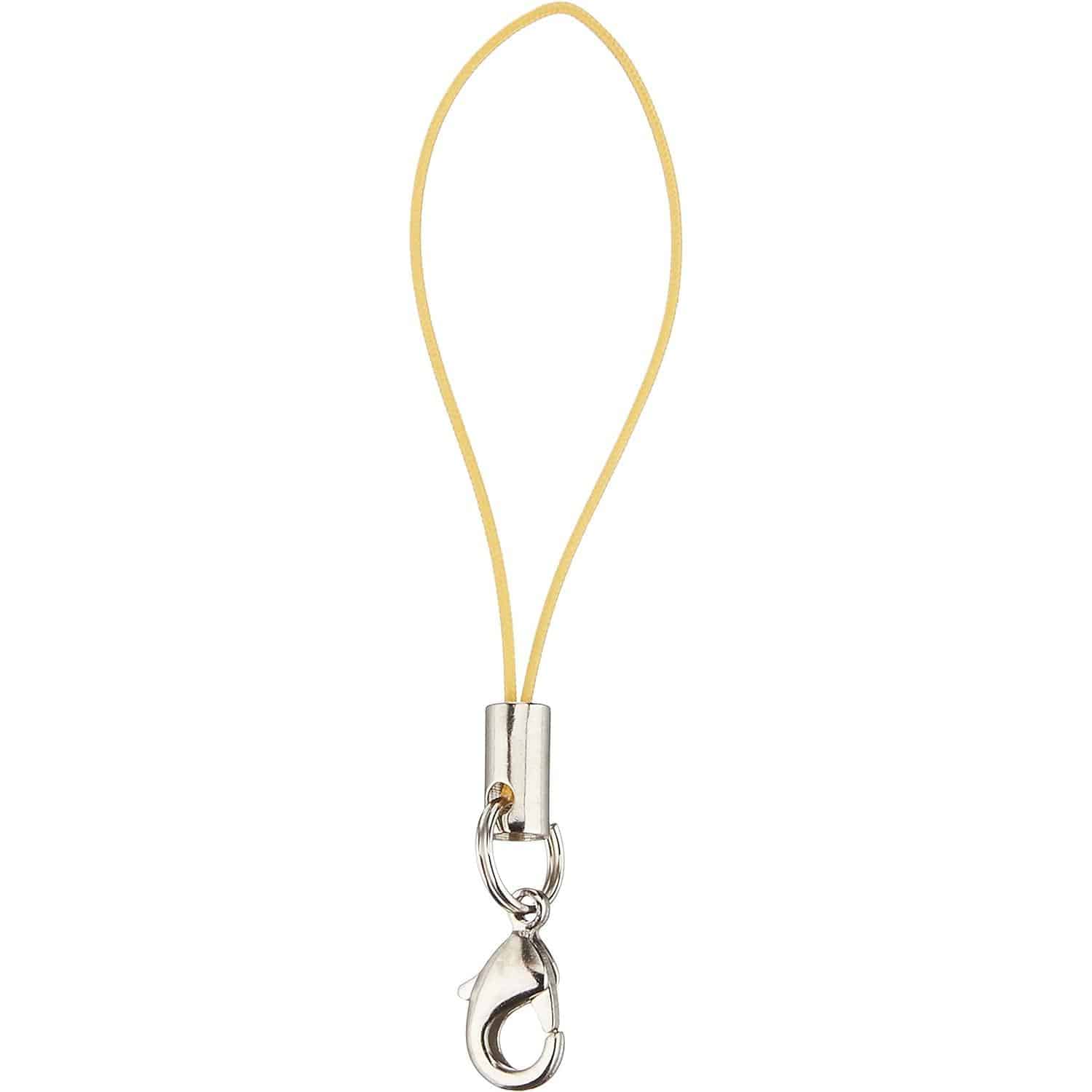 日本紐釦貿易 カン付ナスカンストラップ 5本入 山吹 KD165 （ご注文単位1束）【直送品】