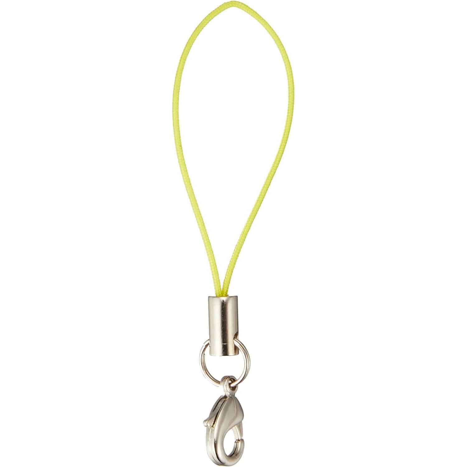 日本紐釦貿易 カン付ナスカンストラップ 5本入 黄 KD166 （ご注文単位1束）【直送品】