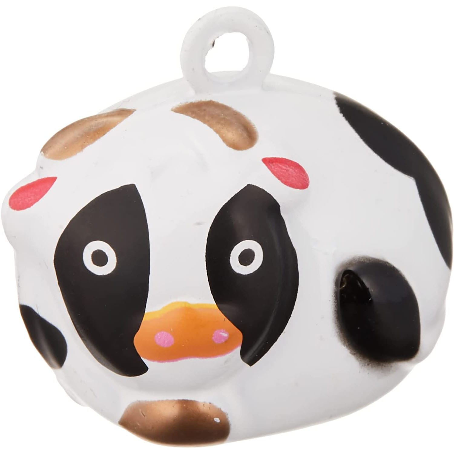 日本紐釦貿易 干支鈴 全身タイプ 3個入 ウシ 約W23×H20mm CF81 （ご注文単位1束）【直送品】