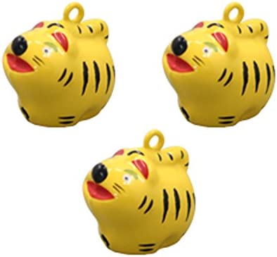 日本紐釦貿易 干支鈴 全身タイプ 3個入 トラ 約W23×H20mm CF82 （ご注文単位1束）【直送品】