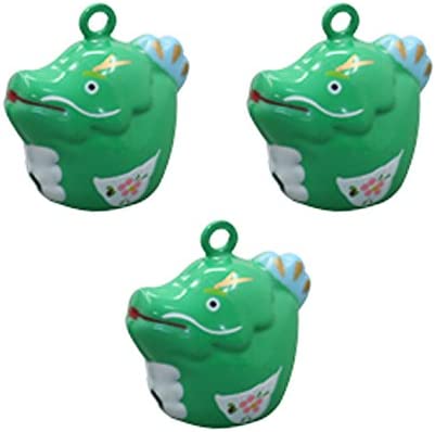 日本紐釦貿易 干支鈴 全身タイプ 3個入 タツ 約W23×H20mm CF84 （ご注文単位1束）【直送品】