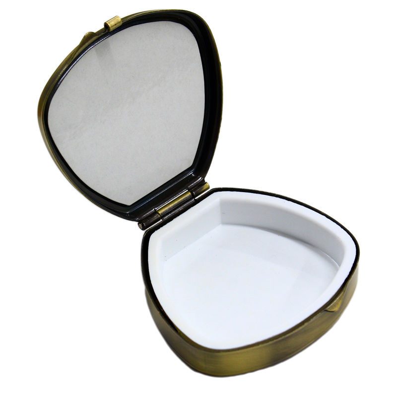 日本紐釦貿易(Nippon Chuko) ピルケース 貝型 鏡なし W50×H50mm アンティークゴールド A8-35 1個（ご注文単位1個）【直送品】