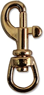 日本紐釦貿易 バッグ用ナスカン 内径0.6xH2.7cm ゴールド 10個入 S27-70 （ご注文単位1束）【直送品】