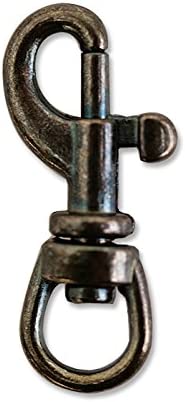 日本紐釦貿易 バッグ用ナスカン 内径0.6xH2.7cm アンティークゴールド 10個入 S27-71 （ご注文単位1束）【直送品】