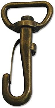 日本紐釦貿易 バッグ用ナスカン 全長4.9cm 内径巾1.8cm アンティークゴールド 10個入 S27-202 （ご注文単位1束）【直送品】