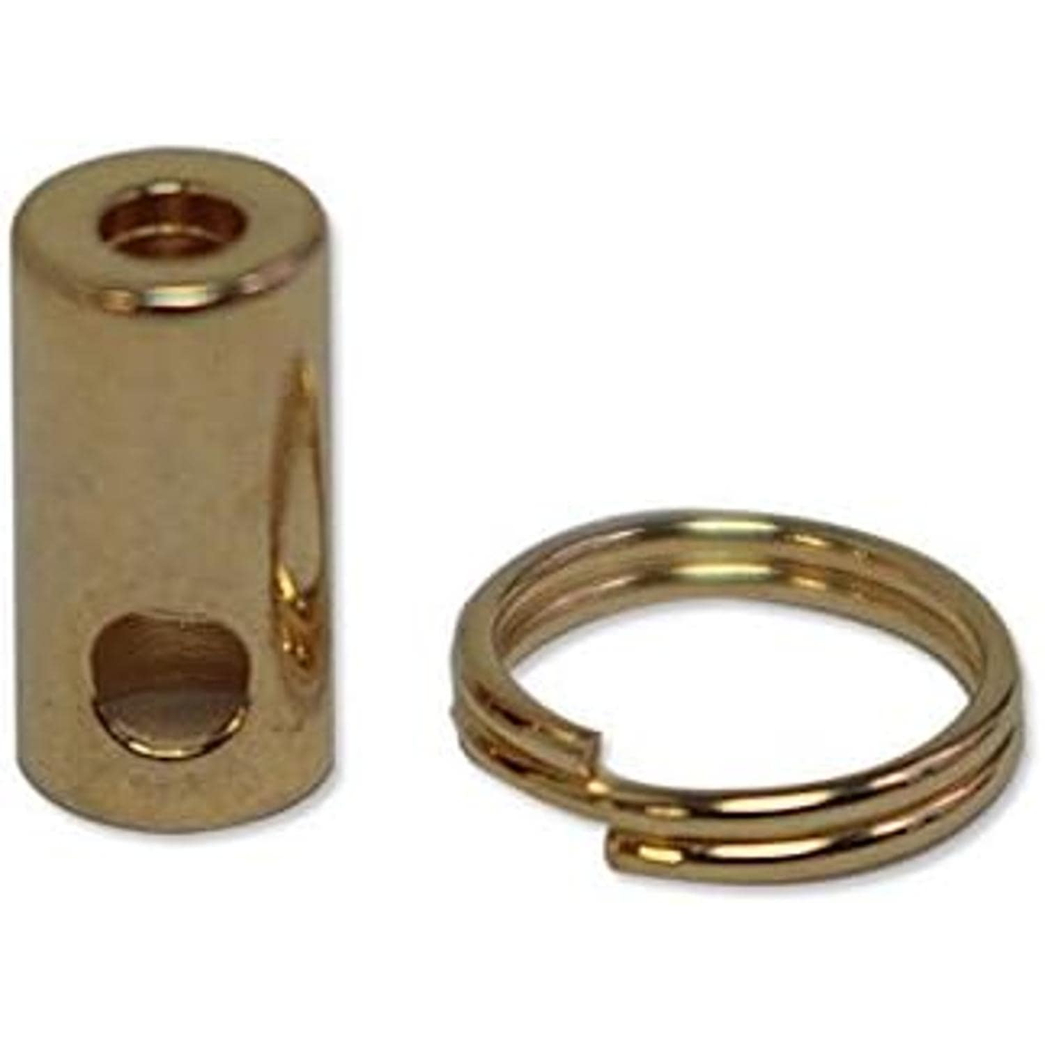 日本紐釦貿易 ストラップパーツセット G ゴールド 10個入 KD137 （ご注文単位1束）【直送品】